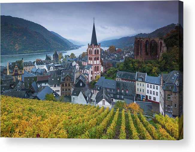 Tranquility Acrylic Print featuring the photograph Germany, Rheinland-pfalz, Exterior by Walter Bibikow