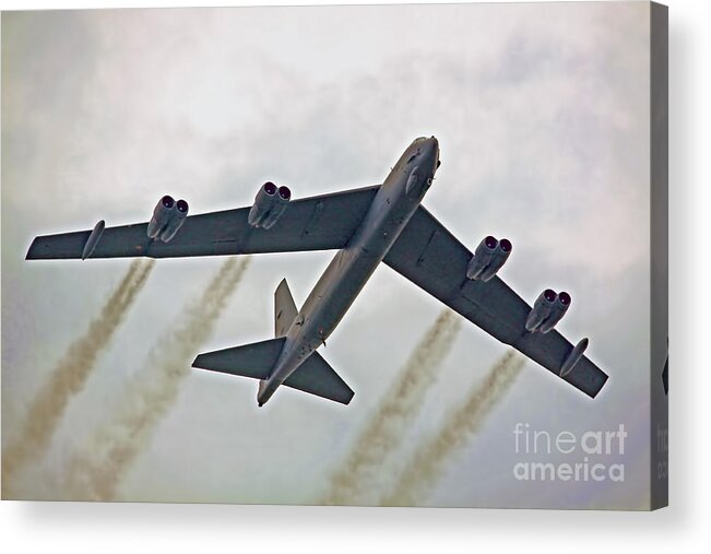 Airplane Acrylic Print featuring the photograph Giant in the Sky by Gary Holmes
