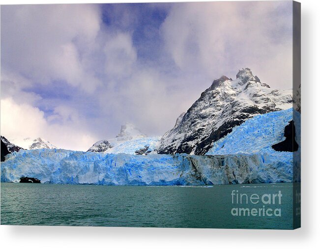 Glacier Acrylic Print featuring the photograph Glacier Spegazzini II by Bernardo Galmarini