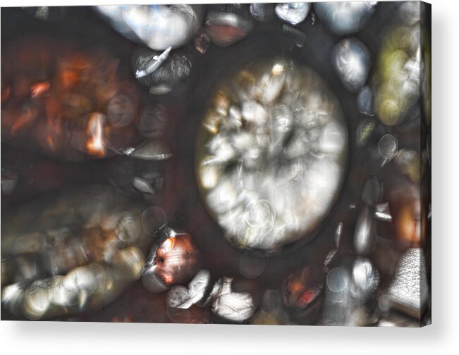Glass Acrylic Print featuring the photograph Glass Color Light by Sharon Popek