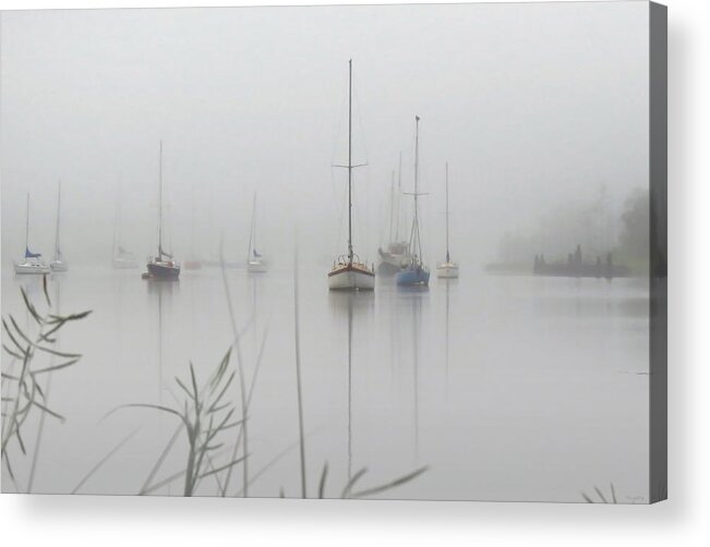 Landscape Acrylic Print featuring the photograph Like a Mirror by Deborah Smith