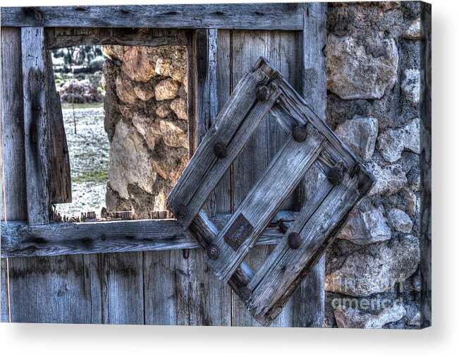 Ruin Acrylic Print featuring the photograph Glimpses of times past by Heiko Koehrer-Wagner