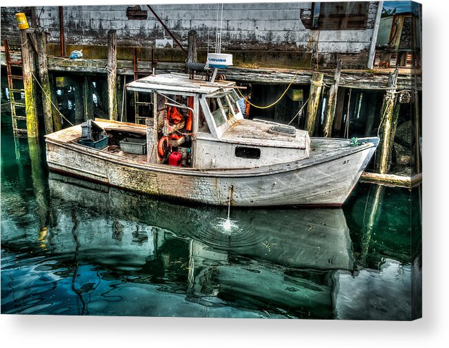 Fishing Boat Acrylic Print featuring the photograph Gloucester Boat by Fred LeBlanc