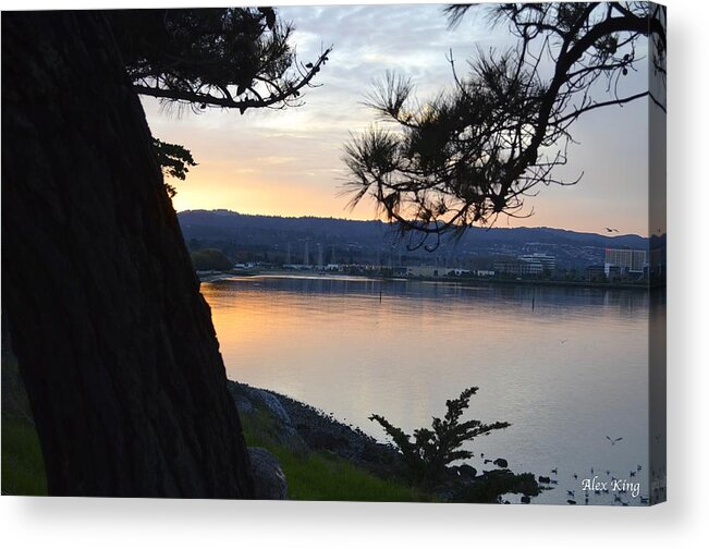 Sunset Acrylic Print featuring the photograph Glow of Sunset by Alex King