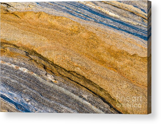 Abstract Acrylic Print featuring the photograph Gold Glitter by Tamara Becker