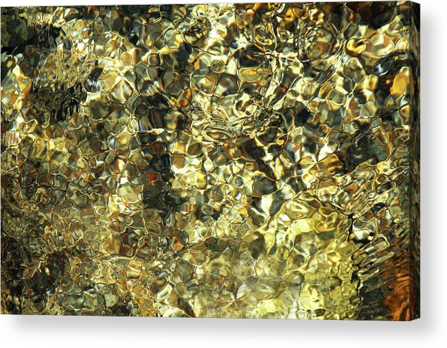 Ripples Acrylic Print featuring the photograph Golden Ripples by James Knight