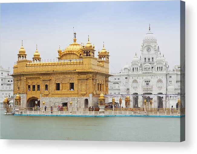Hinduism Acrylic Print featuring the photograph Golden Temple Amritsar, India by Prognone