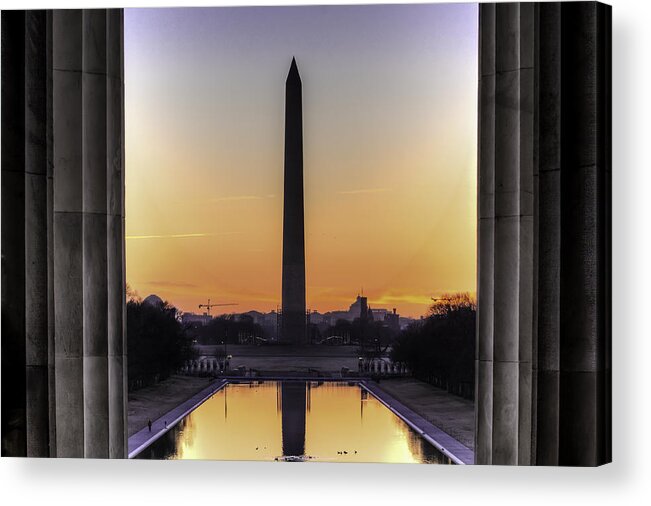 Washington Dc Acrylic Print featuring the photograph Good Morning America by Walt Baker