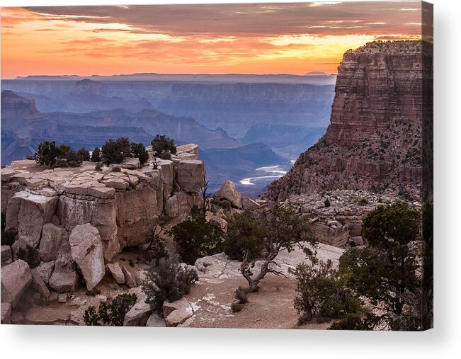 View Acrylic Print featuring the photograph Grand Canyon Morning by Kathleen McGinley