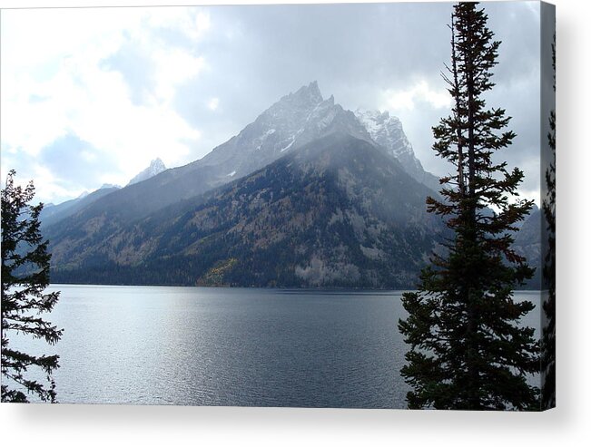 Grand Tetons Acrylic Print featuring the photograph Grand Tetons by Susan Woodward