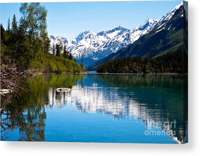 Alaska Acrylic Print featuring the photograph Grant Lake by Chris Heitstuman