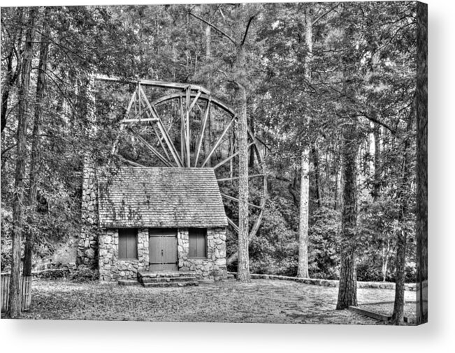 Grist Mill Acrylic Print featuring the photograph Grist Mill at Berry College by Gerald Adams