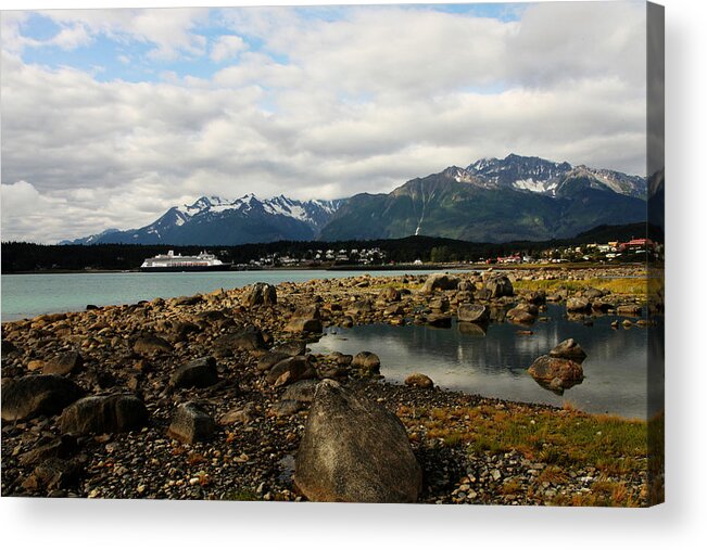 Harbor Acrylic Print featuring the photograph Haines Alaska by Gary Gunderson