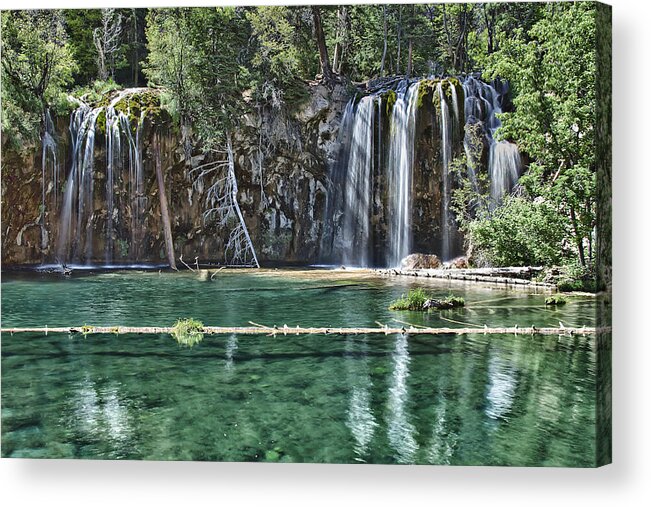 Hanging Lake Acrylic Print featuring the photograph Hanging Lake by Priscilla Burgers