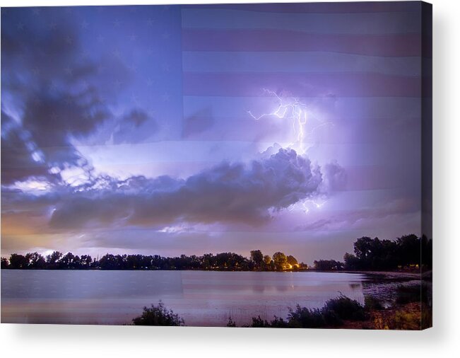 Fourth Of July Acrylic Print featuring the photograph Happy Independence Day by James BO Insogna