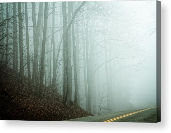 Car Acrylic Print featuring the photograph Harlan County Woods by Lars Lentz
