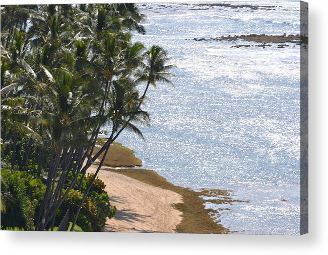 Ocean Acrylic Print featuring the photograph Hawaii Shores by Amanda Eberly
