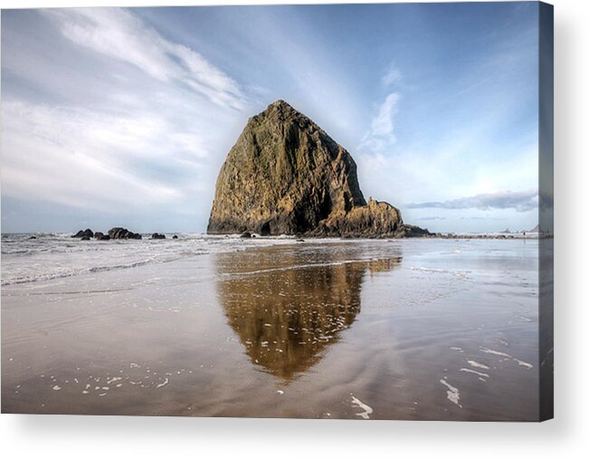 Haystack Acrylic Print featuring the photograph Haystack by Steve Parr