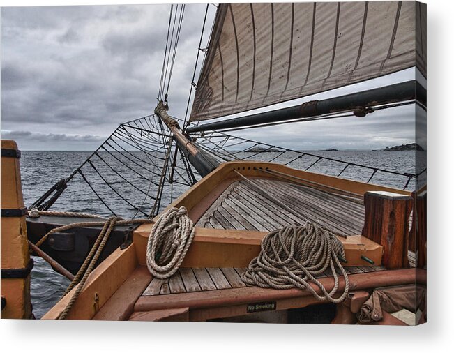 Salem Acrylic Print featuring the photograph Heading out by Jeff Folger