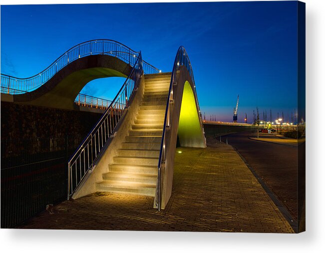 Outdoor Acrylic Print featuring the photograph Heavenly Stairs by Chad Dutson