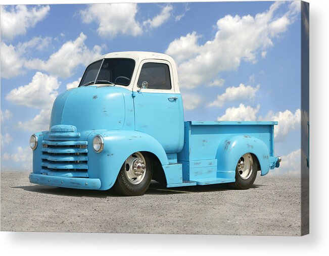 Chevy Truck Acrylic Print featuring the photograph Heavy Duty Chevy Truck by Mike McGlothlen