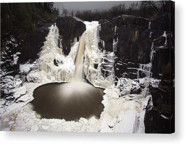 Autumn Acrylic Print featuring the photograph High Falls by Jakub Sisak