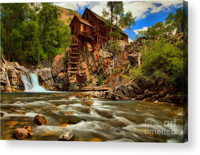 Crystal Colorado Acrylic Print featuring the photograph Historic Colorado Landscape by Adam Jewell
