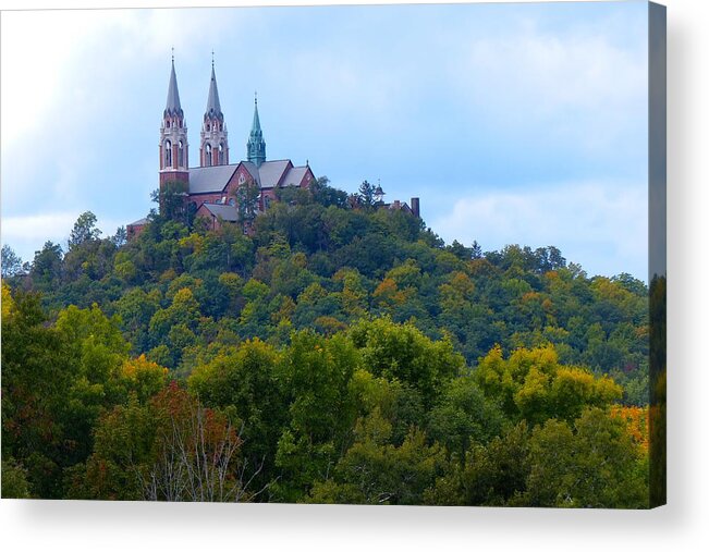 Landscape Acrylic Print featuring the photograph Holy Hill by John Kunze