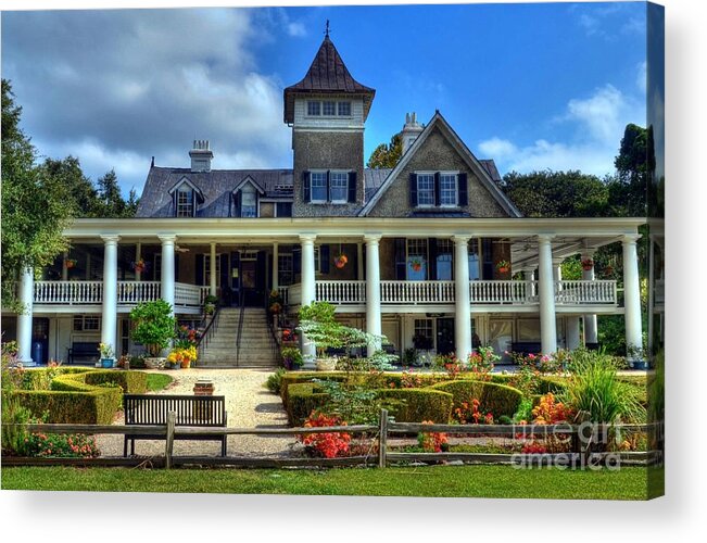 Magnolia Plantation Acrylic Print featuring the photograph Home Sweet Home by Mel Steinhauer