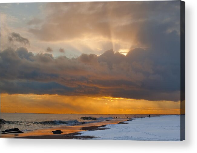 Sunset Acrylic Print featuring the photograph Hope by Jean-Pierre Ducondi