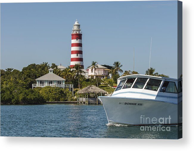 Lighthouse Acrylic Print featuring the photograph Hope Town Light by Scott Kerrigan