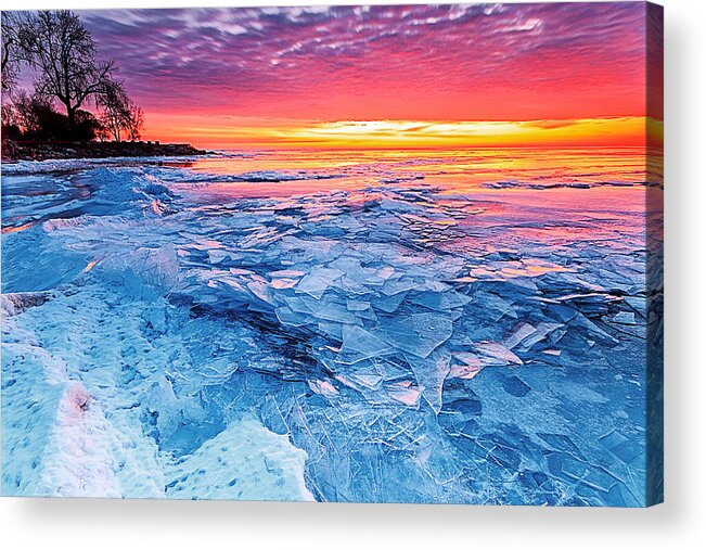 Scenics Acrylic Print featuring the photograph Hot And Cold by Joshua Bozarth