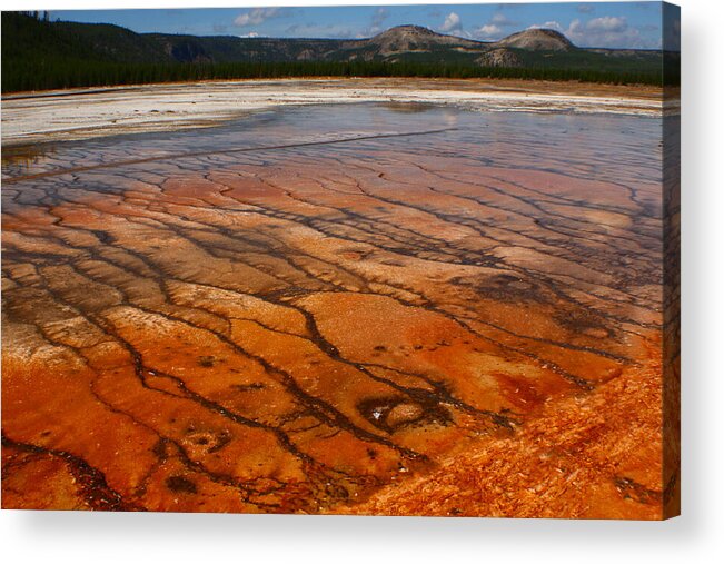  Acrylic Print featuring the photograph Hot Pool Fingerprint by Jon Emery