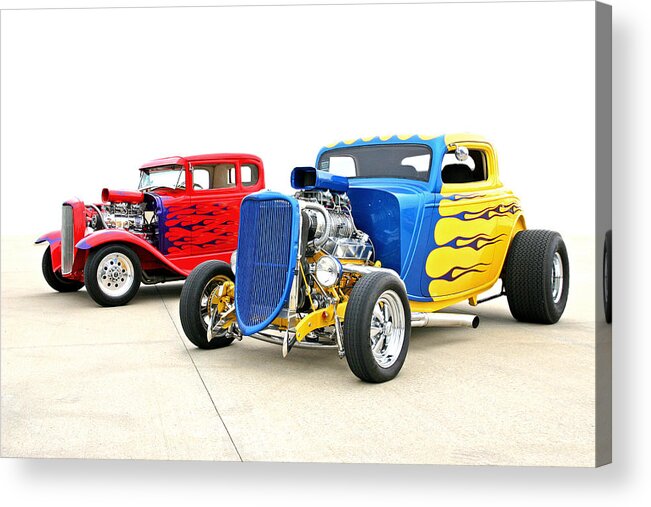 Hot Rods Acrylic Print featuring the photograph Hotties by Christopher McKenzie