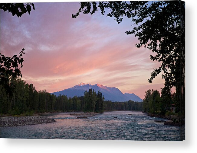 Bulkley River Acrylic Print featuring the photograph Hudson Bay Mountain British Columbia by Mary Lee Dereske