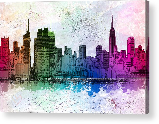 Big Apple Acrylic Print featuring the photograph I Love New York by Susan Candelario