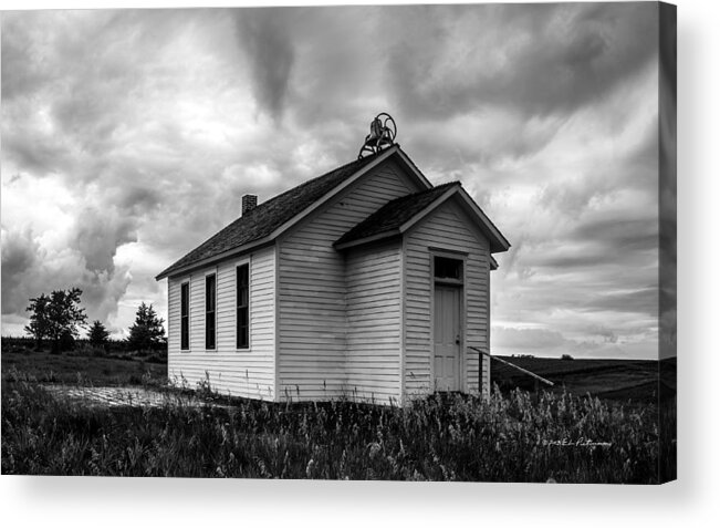 Rural School Acrylic Print featuring the photograph Icarian Schoolhouse by Ed Peterson