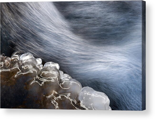 Water Acrylic Print featuring the photograph Ice & Water by Vito Miribung
