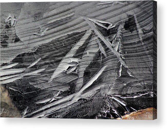 Ice Acrylic Print featuring the photograph Ice Formations by Shane Bechler