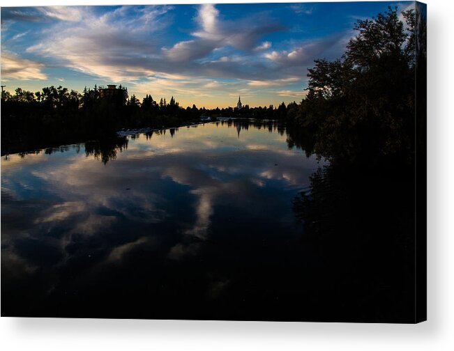 Idaho Falls Acrylic Print featuring the photograph Idaho Falls by John Daly