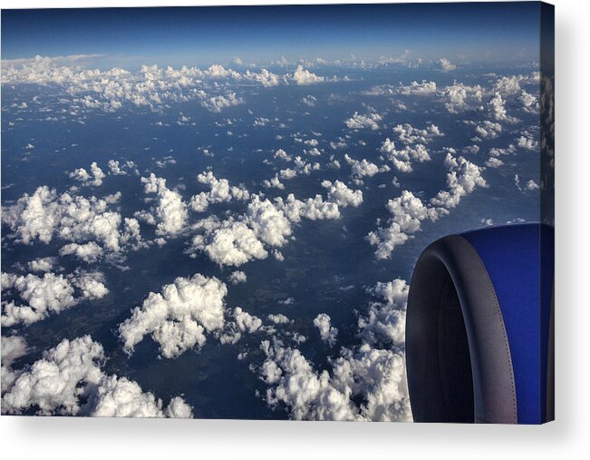 Southwest Airlines Acrylic Print featuring the photograph In Flight by Diana Powell