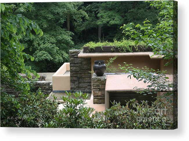 Stone Walls Acrylic Print featuring the photograph In Harmony with Nature by Yvonne Wright