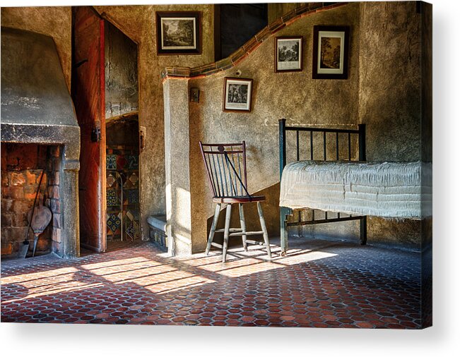18 Fireplaces Acrylic Print featuring the photograph In the bedroom by Marzena Grabczynska Lorenc