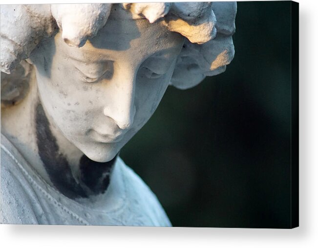 Statue Acrylic Print featuring the photograph In Thoughts by Jolly Van der Velden