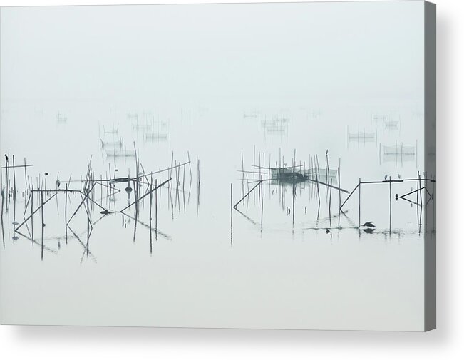 Marsh Acrylic Print featuring the photograph Inba by Kouji Tomihisa