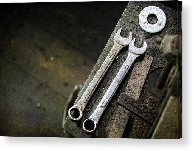 Wrench Acrylic Print featuring the photograph Industry by Amanda White