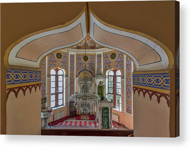 Tranquility Acrylic Print featuring the photograph Interior View Of Kececizade Fuad Pasha by Ayhan Altun