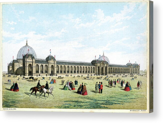 Event Acrylic Print featuring the digital art International Exhibition Of 1862 by Duncan1890