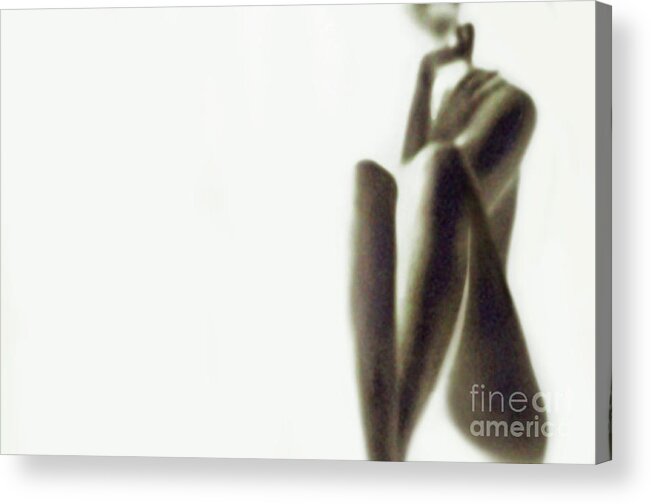 Abstract Acrylic Print featuring the photograph Inverted Woman by Dan Holm