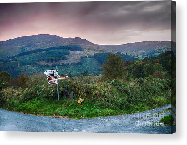 Ireland Acrylic Print featuring the photograph Ireland - Wicklow Way by Juergen Klust